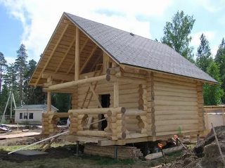Бани из бревна в Иркутской области