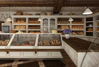 Фото варианты Дизайн интерьера пекарни в Иркутске