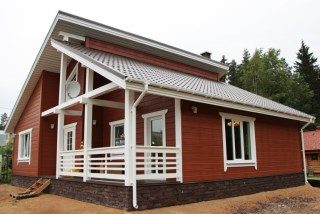 Строительство каркасных домов в стиле шале в Иркутске под ключ