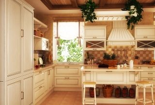 Ремонт кухни в стиле кантри в Иркутске
